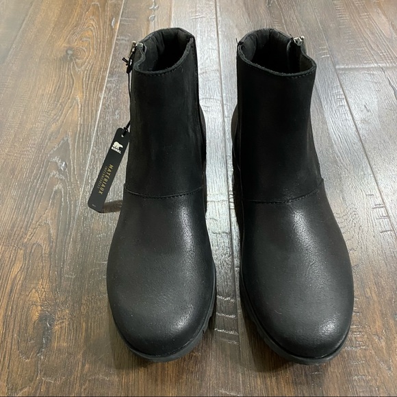 Sorel Harlow Leather Side Zip Bootie Size 8.5 Wmn - Picture 5 of 12